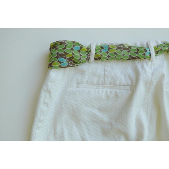 Sigrid Olsen Wide Leg cropped Pants capris Size 6 PETITE white (30x22) - Picture 5 of 5